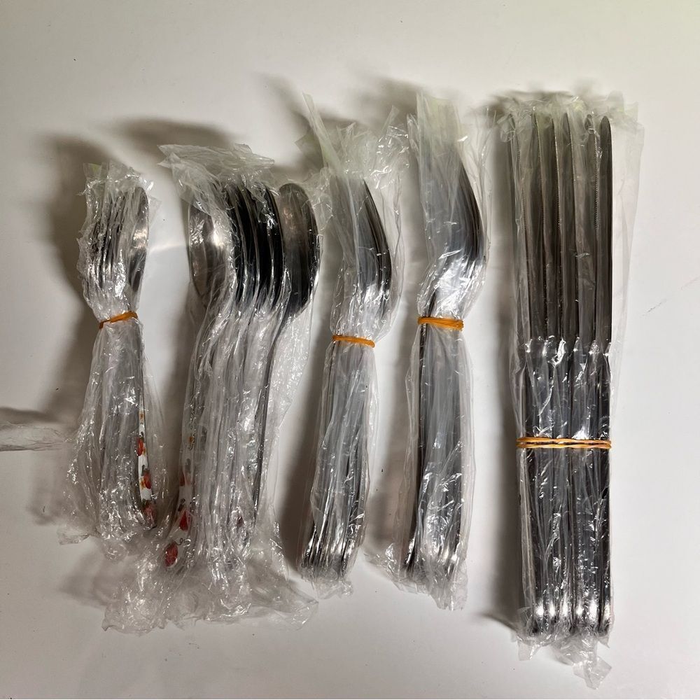 Temp-tations Stainless Steel 6 Servings Flatware Set of 30 Pieces - Picture 5 of 6